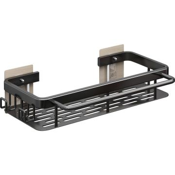 Wall-Mounted Kitchen Sink with Detergent Drain and Towel Storage Rack