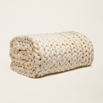 Handmade cotton chunky weighted blanket for kids