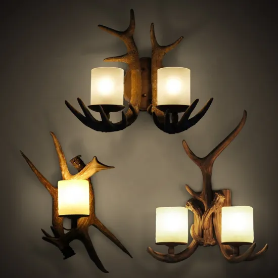 Antler Glass Wall Lights: Adding Rustic Charm to Your Home Decor