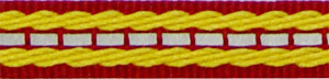 Reflective Yarn Weave Into Ribbon