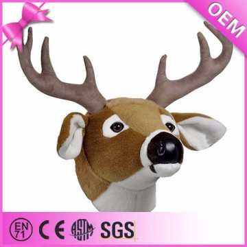 Customize simulation animal plush head plush deer head