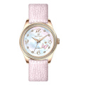 Diamond Belicel MOP Dial Women's Leather Watches