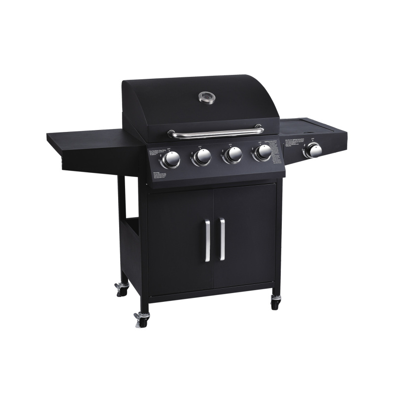 5 Burner Heat Input (BTU):10000 Smokeless Barbecue Outdoor BBQ Gas Grill