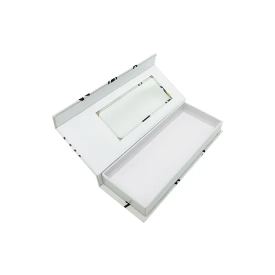 cardboard eyelash box with window