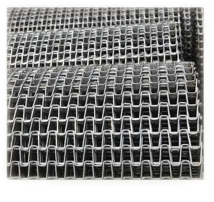 Metal Great Wall Mesh Belts Stainless Steel Horseshoe Belt Wire Net For MachinesSs Great Wall Conveyor Net Belt