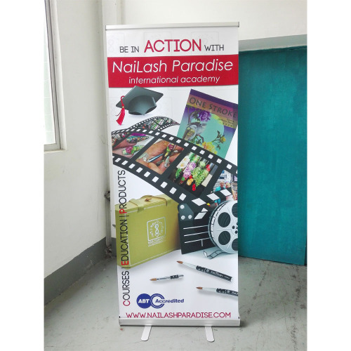 Outdoor Aluminum Alloy Roll Up Banner Stand