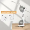 Despertador plegable compacto con lámpara de carga inalámbrica