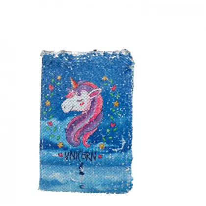 UNICORN SEQUINS NOTEBOOK -0