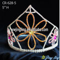 5 Inch Beauty Crystal Flower Crowns