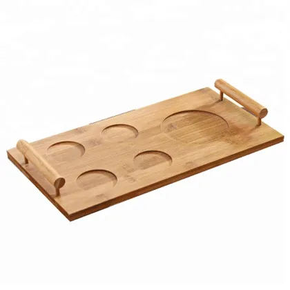 White Porcelain Tea Cup and Saucer Set with Tray