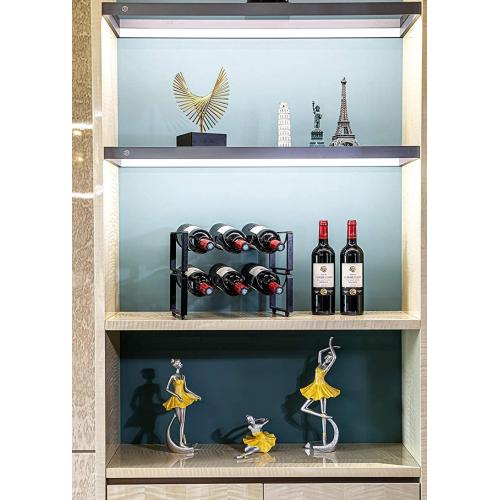 2 Tier Metal Wine Racks Countertop