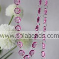 Guirlande de perles en cristal acrylique 4 * 14 * 14MM