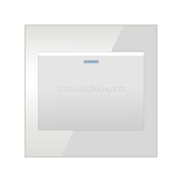 Glass plate wall switches for UK standard made in China