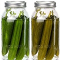 64oz кең таралған Mason Mason Jar металл қақпағы бар