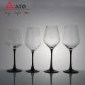 Frosted Stem Transparent Glass Red Wine Cup Goblet