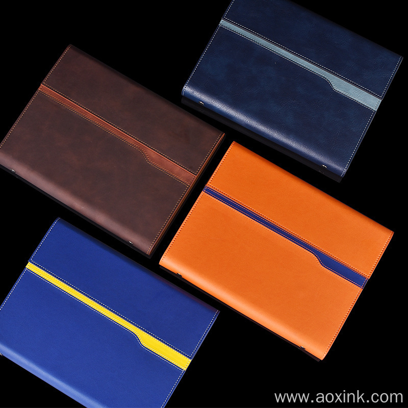 PU Leather Notebook Loose-leaf Gift Custom Business