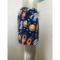 Cute astronaut print men's beach shorts