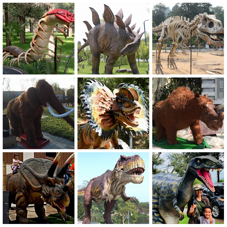 realistic animatronic dinosaur