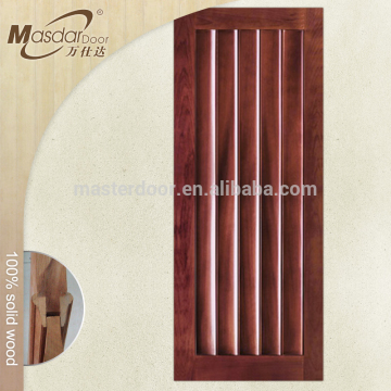 Carving design solid teak wood arch door price