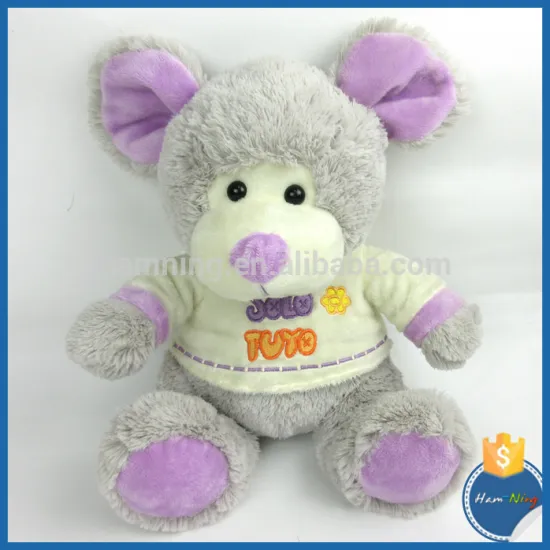 20cm sitting plush material toy mouse toys for kids