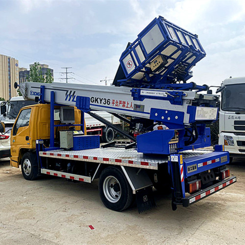 Используется xugong 36 -метровый лестничный грузовик