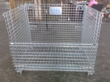 high quality folding mesh box pallet