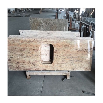 Shivakashi Red Granite Countertops with Rectangular or Round Sink Cut-Out