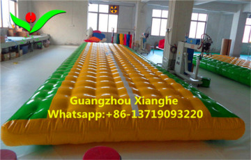 0.6mm PVC tarpaulin Kids cheerleading inflatable air tight air track for sale