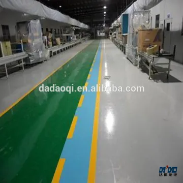 Resistance to forklift Epoxy anti-wear anti-slip floor coating for Machinery Factory