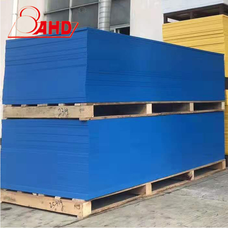 1000x2000mm သိပ်သည်းမြင့်မားသောအပြာ Pe HDPE Sheet