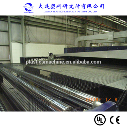 PP biaxial geogrid production line, plastic geogrid machine