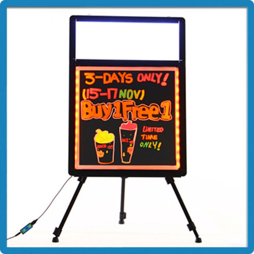 2015 Alibaba Trade Assurance Shining Board Acrylic LED Sign Board Alumium Alloy Board with Light Box