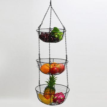 3 Tier Hanging Fruit Storage Baskets