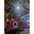 Máquina enfardadeira hidráulica de metal projetada para uso industrial