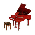 Henry Hamlin mg186 Grand Piano schwaarz poléiert professionell Leeschtung186Cm