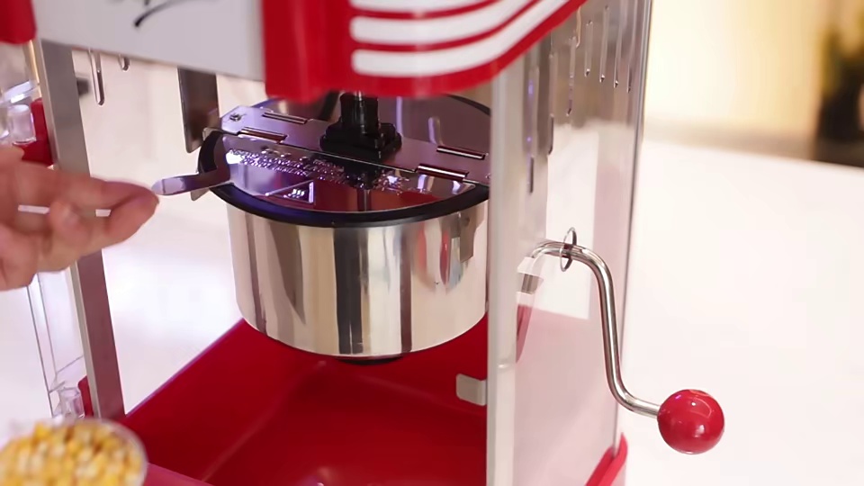 Popcorn Maker Kettle Popper Machine