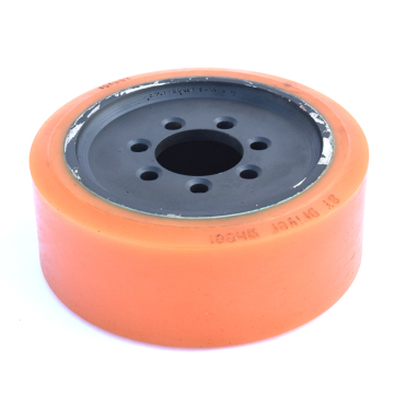 BT PU Coated Motor Drive Wheels with 7 Holes