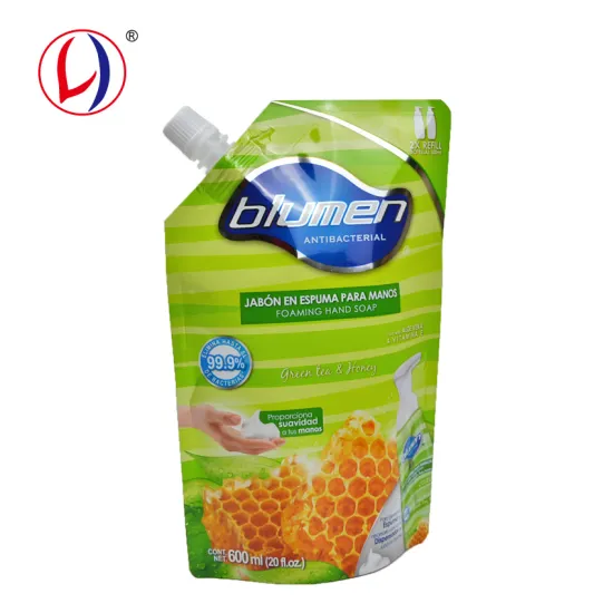 Hand Soap Liquid Packaging: Spout Pouch for Liquid Laundry Detergent