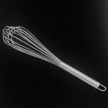 8 Lines Eggbeater with Steel Handle for Egg/Coffee/Milk Whisking