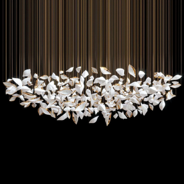 Modern Luxury Indoor LED Crystal Chandelier for Hotel Ceiling