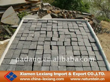 Black basalt landscape