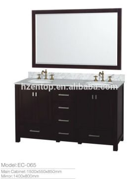 Chinese double sink bathroom vanity