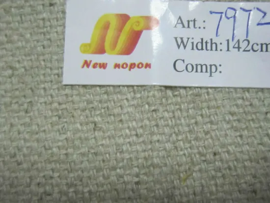 NN7972 cotton and linen blend upholstery fabric