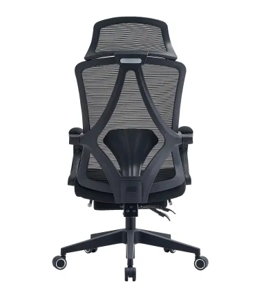 High quality ergonomic chair with footrest reclining chair for staff noon rest leisure chair