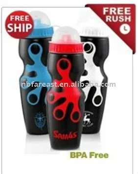 plastic drinking bottle