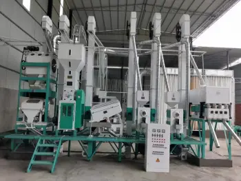 complete rice mill machine