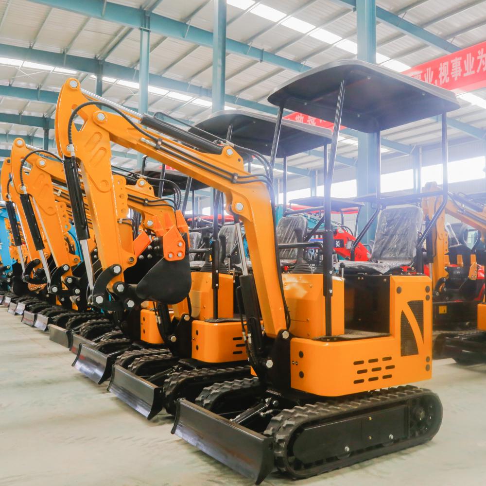 1 ตันไฮดรอลิกสวนขนาดเล็ก Crawler Mini Digger Excavator