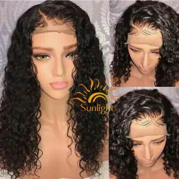 Sunlight 30 inch frontal water wave wig itip extensions peruca extensiones de cabello humano new times hair myanmar hair