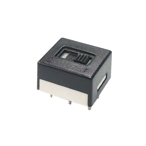 Interrupteurs à glissière noir DPDT PC Mini