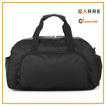 2015 fashion black nylon men travel bag